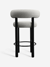 Полубарный стул Fat Wood 65cm Grey, Tom Dixon