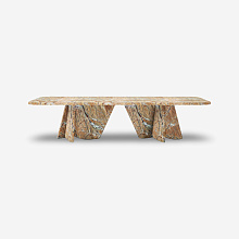 Обеденный стол Zaho Stone / Zaho Wood, Baxter