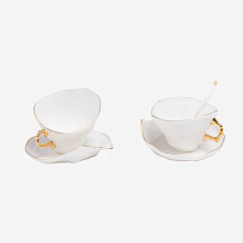 Набор из 2-х чайных пар Meltdown Tea Set of 2, Seletti