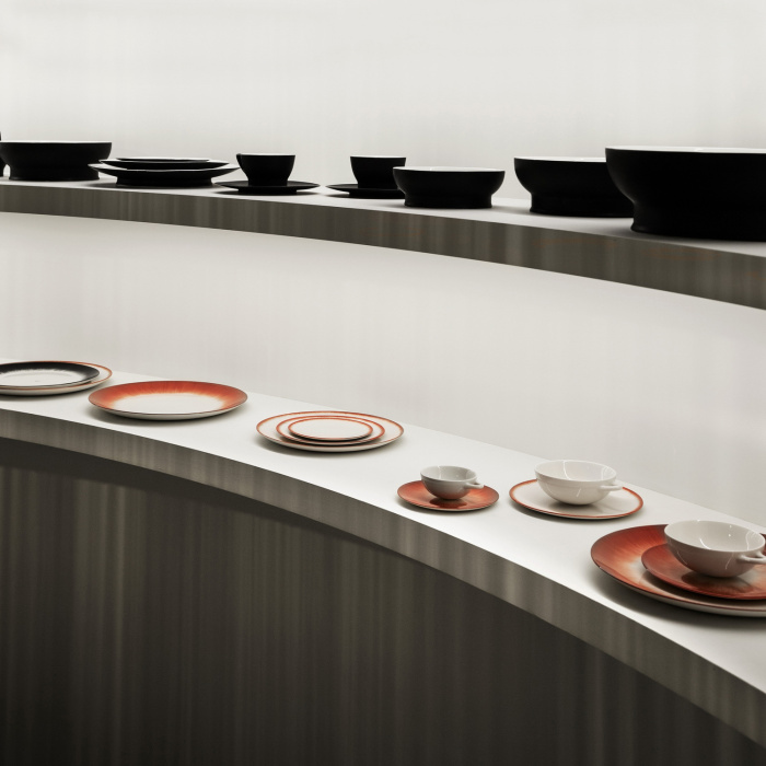 Глубокая тарелка Deep Plate L White/Black Var. C Dè, Serax