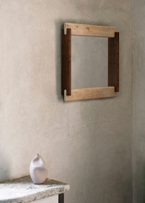 Настенное зеркало E Claire квадратное, Potocco