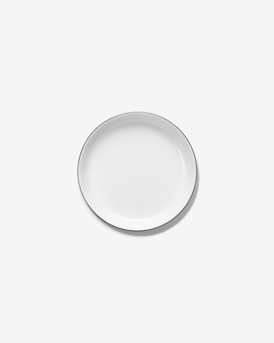 Набор из 4-х тарелок Plate Low Black Glazed Passe-Partout by Vincent Van Duysen, Serax