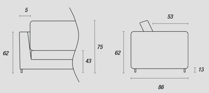 Кресло Nathy, Ditre Italia