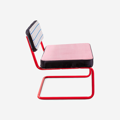 Стул Superlounge chair Blue Grid 
