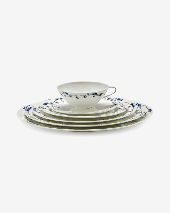 Набор из 2-х чайных пар Tea Cup + Saucer Anemone Milk Midnight Flowers by Marni, Serax