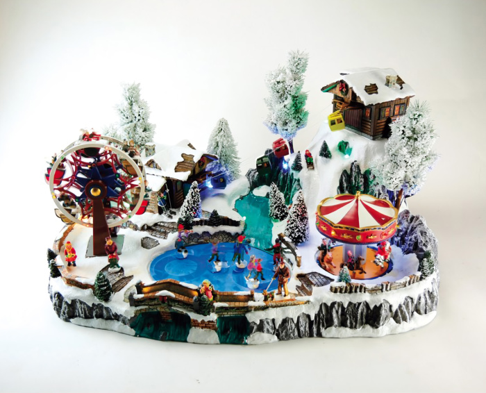 Музыкальная шкатулка Ice skating scene, Musicboxworld