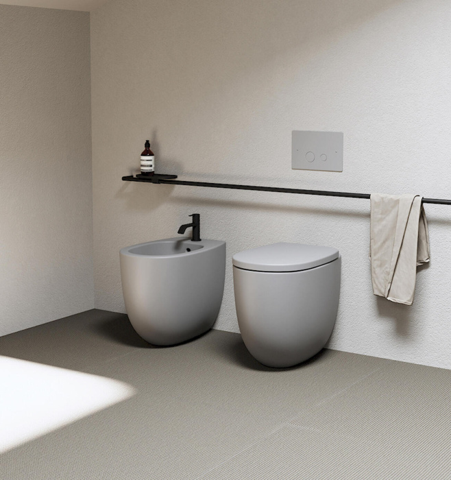 Напольное биде Milk Floor-Mounted Bidet, NIC Design
