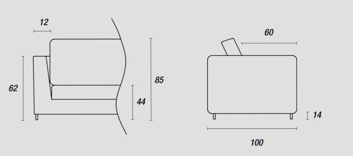 Диван Krisby, Ditre Italia