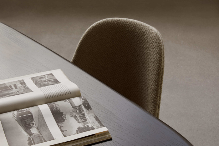 Стул Harbour Side Dining Chair, Steel Base, upholstered, Audo Copenhagen (ex. Menu)