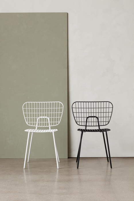 Уличное кресло с подушкой WM String Lounge Chair, Audo Copenhagen (ex. Menu)