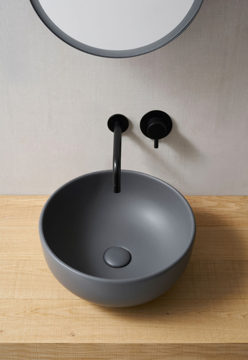 Накладная раковина без перелива Shui On Top Bowl Without Overflow Ø40, Cielo