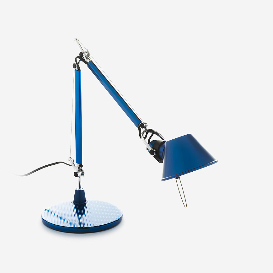 Настольная лампа Tolomeo Micro Table Anodized blue A011850, Artemide