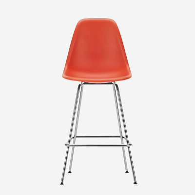 Полубарный стул Eames Plastic Stool RE Medium 