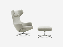 Кресло и пуф Grand Repos & Ottoman, Vitra