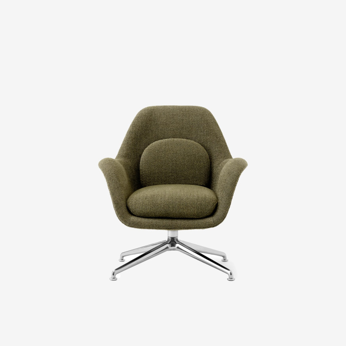 Кресло Swoon Lounge Petit Armchair Swivel Base, Fredericia
