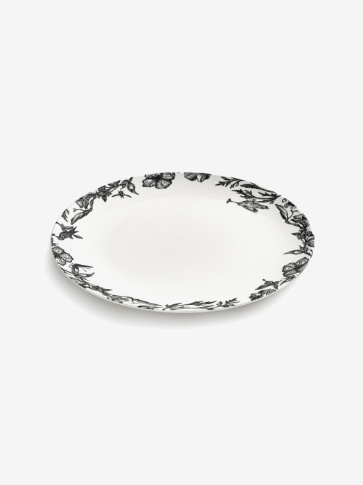 Тарелка Starter plate enchanted garden white-black Unity, Serax