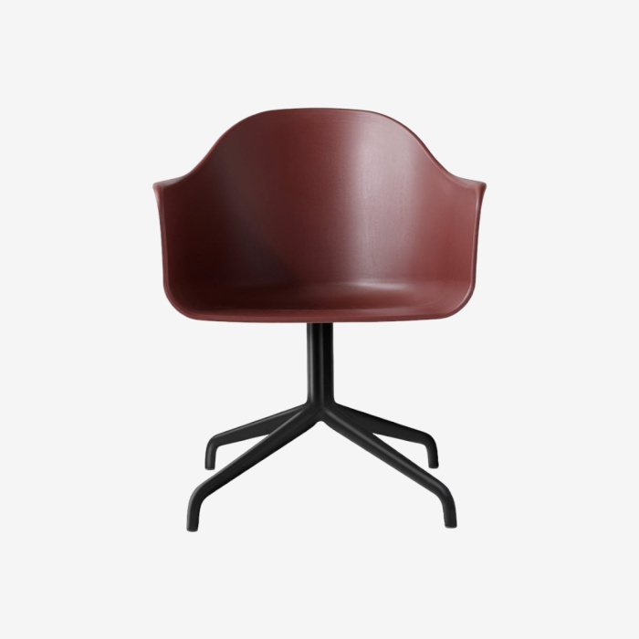 Стул Harbour Dining Chair, Star Base w/Return, Plastic, Black aluminium, Audo Copenhagen (ex. Menu)