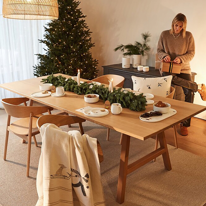 Плед Snowy Day – Dog Sled, Räder