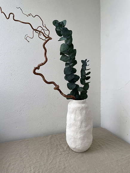 Бетонная ваза для цветов и сухоцветов, Marina Zaitseva