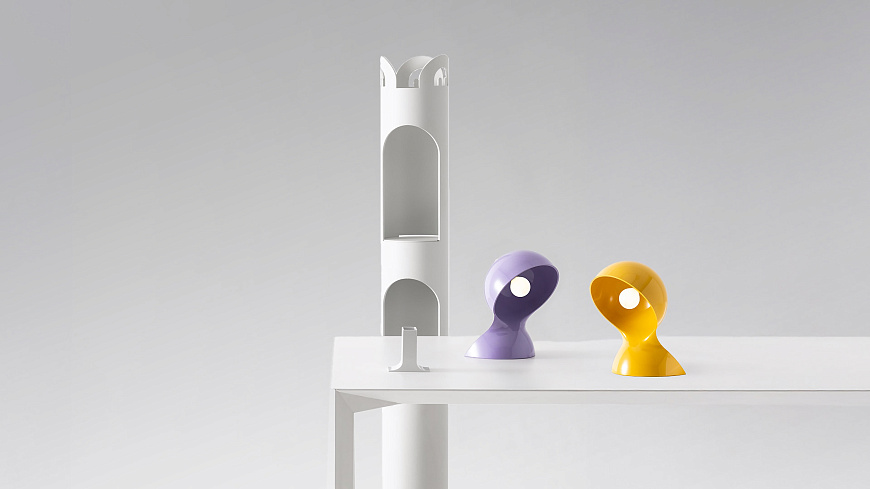 Настольная лампа Dalu Black, Artemide
