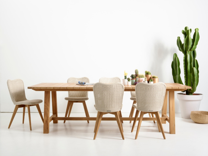 Уличный стул Lena Dining Chair Teak Base, Vincent Sheppard