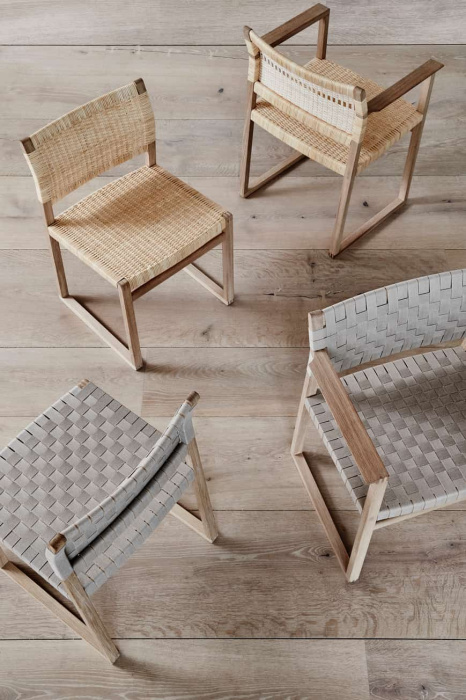 Стул BM62 Chair Cane Wicker, Fredericia
