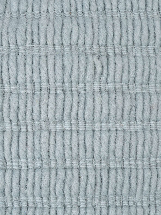 Подушка Ridge 45x45 cm Light Blue Cotton Wool-Mix, Tom Dixon