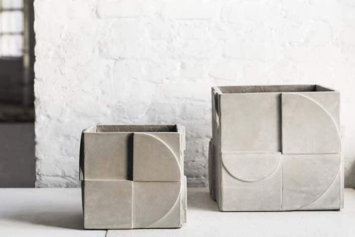 Кашпо Flowerpot Seventies Grey by Marie Michielssen, Serax