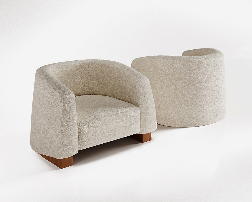 Кресло Komo Armchair, MODÉNATURE