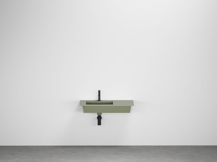 Подвесная раковина без перелива Era Wall-Hung Washbasin 80, Cielo