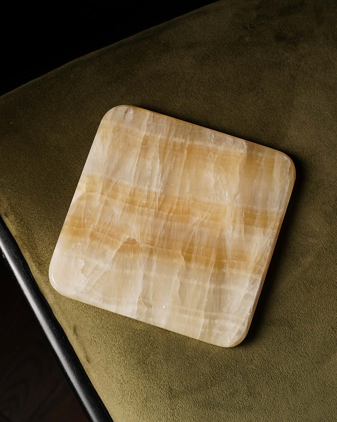 Поднос Quadro 1.0 - Golden Onyx, Vèrde