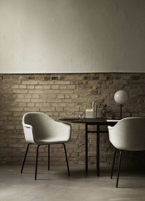 Стул Harbour Dining Chair, Steel Base, Fully Upholstered, Audo Copenhagen (ex. Menu)