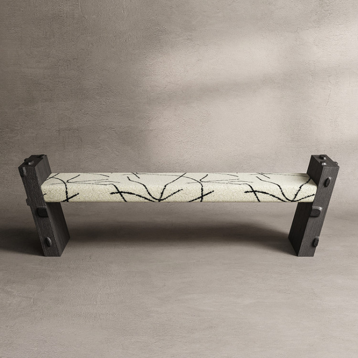 Скамья Izza с мягким сиденьем, MODÉNATURE