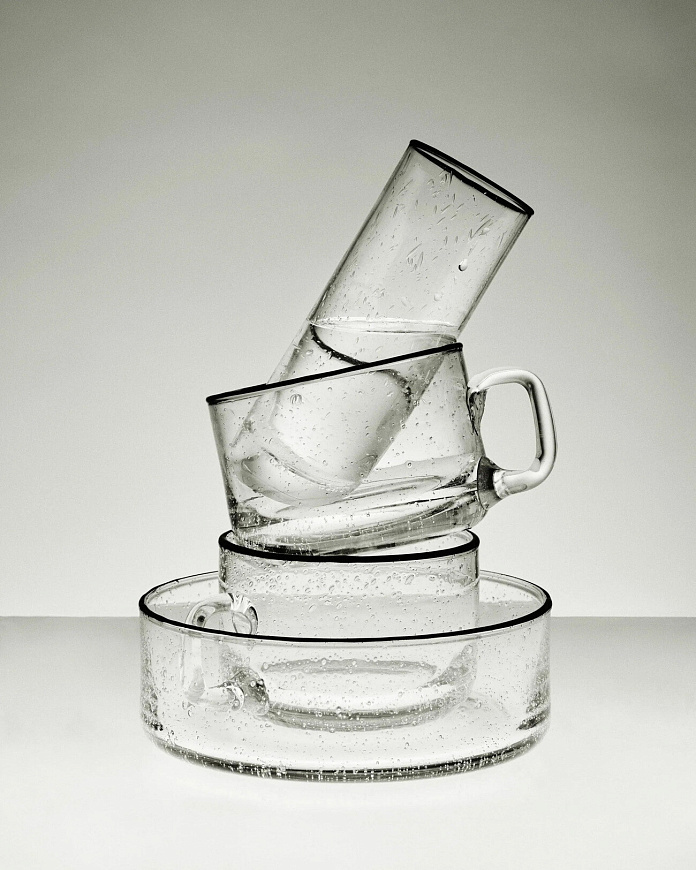 Стакан S.R. Bubble Glass Back Rim, Drinking Low, Louise Roe