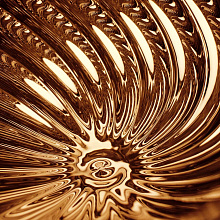 Подвесной светильник Whirl Large Gold, Tom Dixon