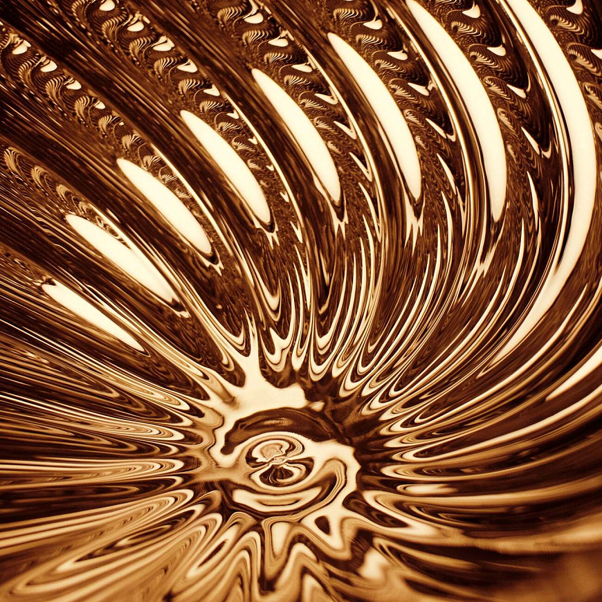Подвесной светильник Whirl Large Gold, Tom Dixon