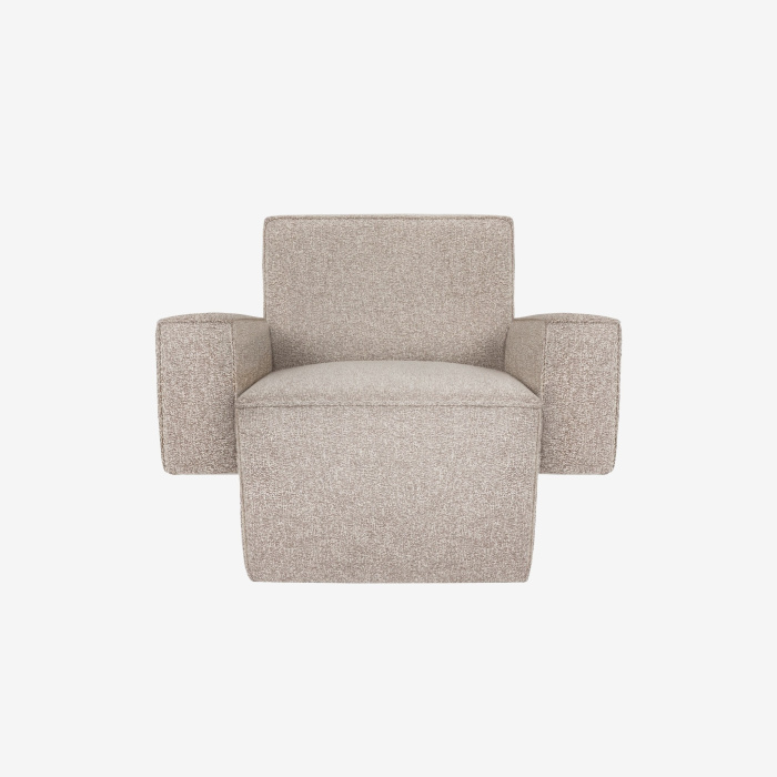 Кресло Hunk Lounge Chair With Armrests, Hem