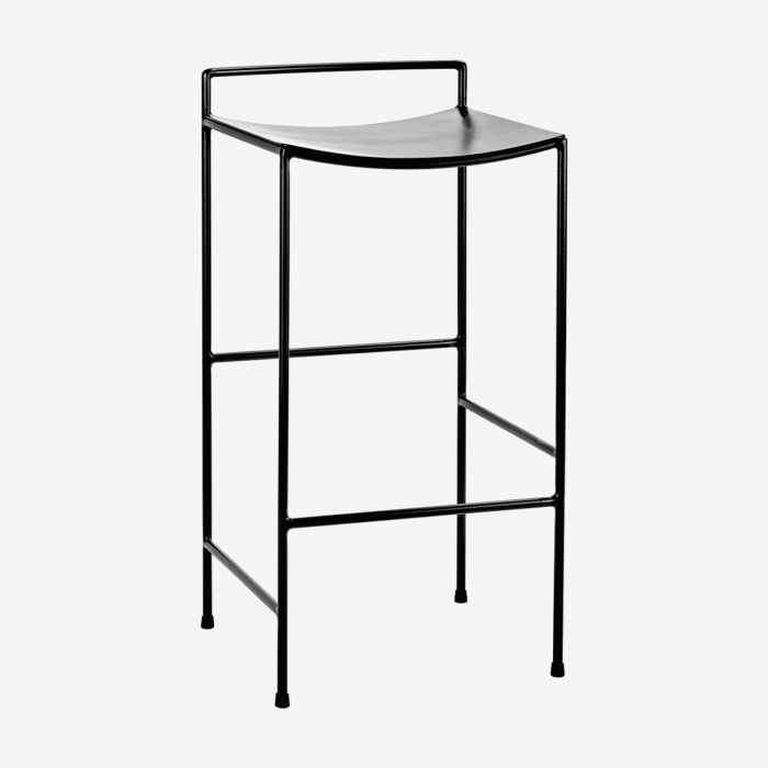 Барный стул Bar Stool Metal Black Nello Metal Sculptures, Serax