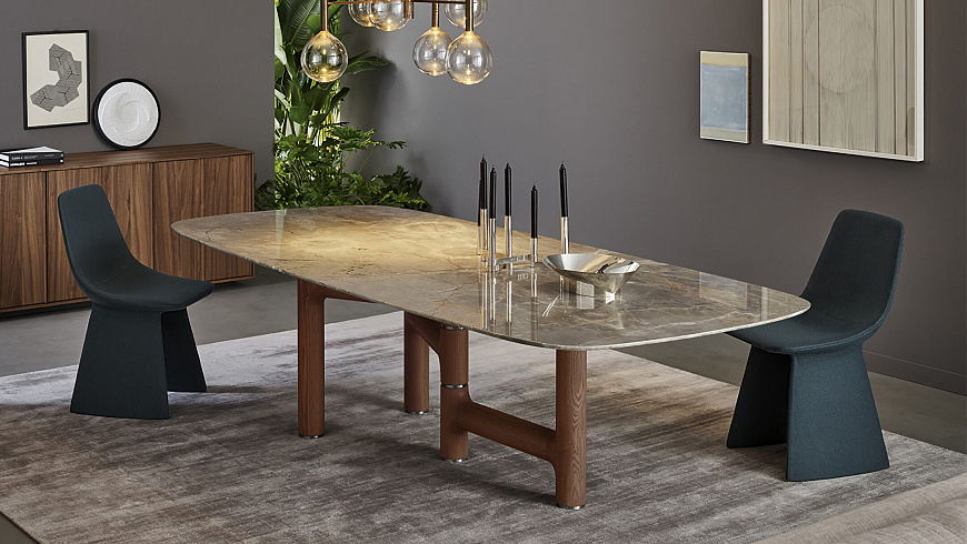 Обеденный стол Pivot, Bonaldo