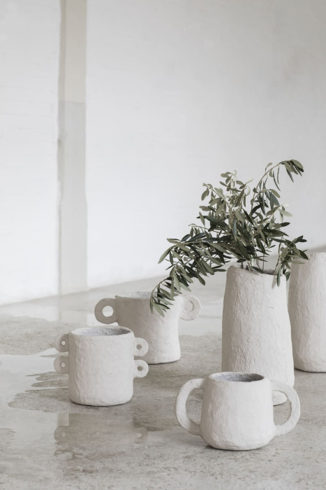 Кашпо Pot M Paper Mache Earth Beige by Marie Michielssen, Serax