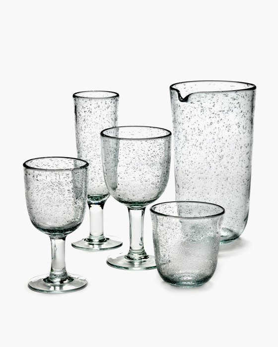 Бокал для красного вина Red Wine Glass Transparent With Bubbles Pure, Serax