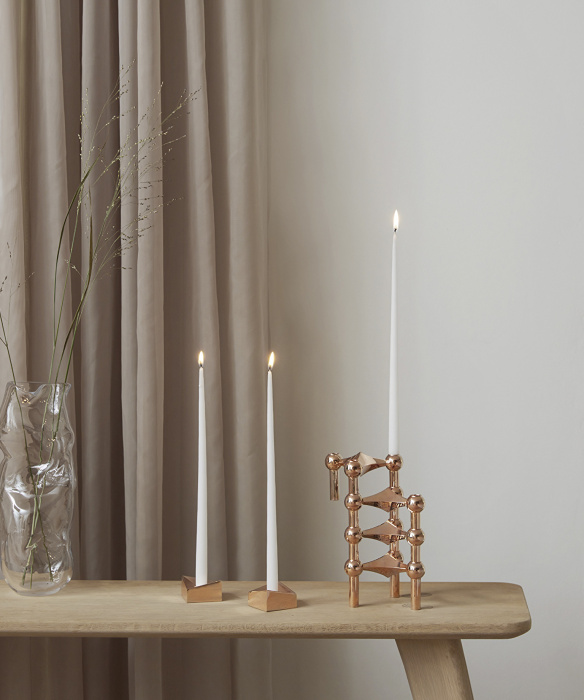 Подсвечник Stoff Nagel Reflect Candle Holder, Rose Gold, STOFF Nagel