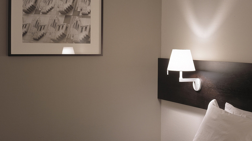 Настенный светильник Melampo Wall Bronze Ecrù with switch 0721020A, Artemide