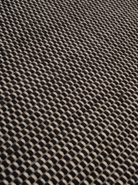 Ковёр ручного плетения Asko Black, Linie Design