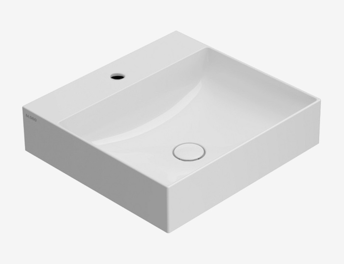 Подвесная раковина T-Edge Le Lastre квадратная, Ceramica Globo