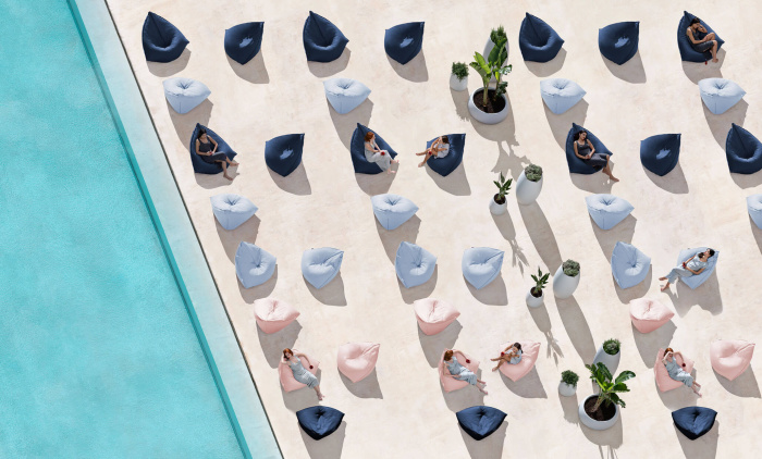 Уличный пуф Sail Mini Pouf, Diabla