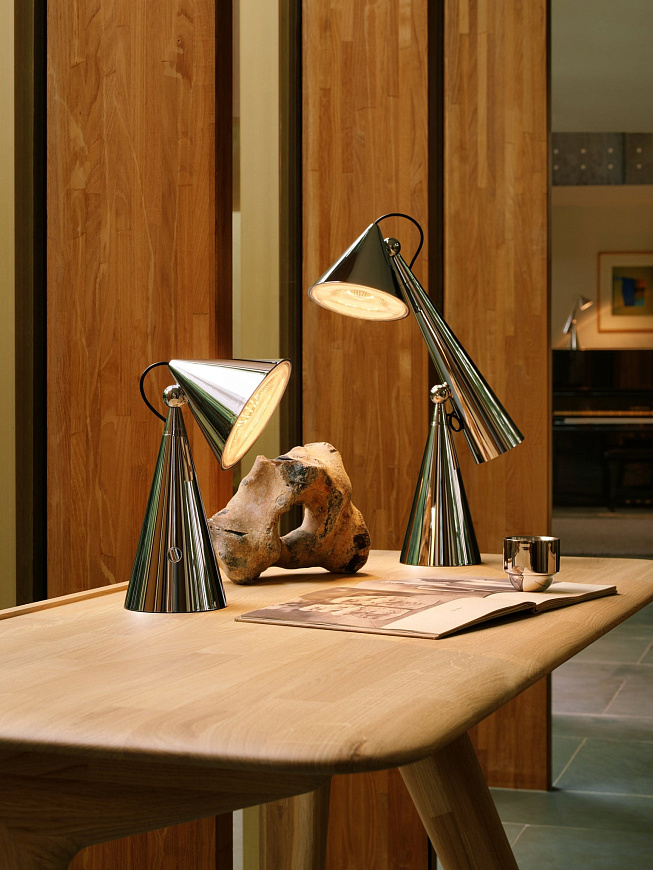 Настольная лампа Pose Portable Silver, Tom Dixon