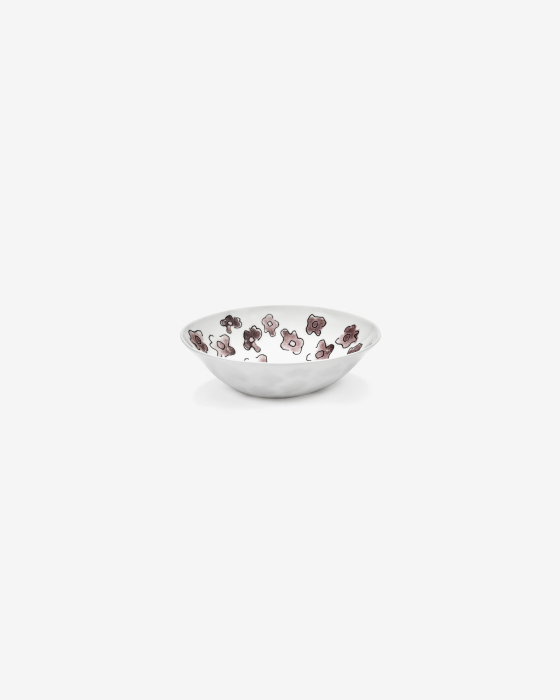 Набор из 2-х глубоких чаш Low Bowl S Dark Viola Midnight Flowers by Marni, Serax