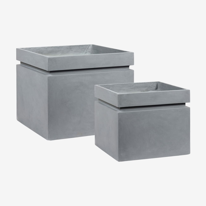 Кашпо Planter Square Grey, Serax