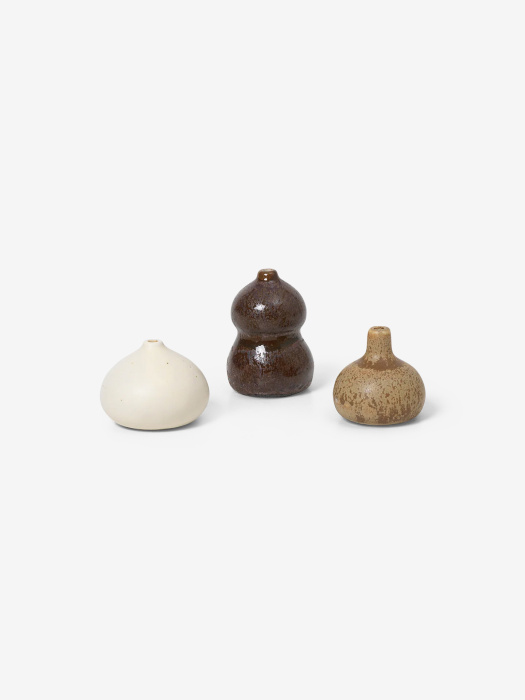 Набор из 3-х декоративных ваз Komo Mini Vases — Set of 3, Ferm Living